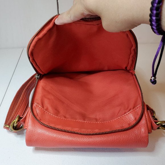 The Sak Pebbled Leather Organizer Crossbody Bag - Picture 9 of 15